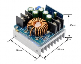 DC-DC 400W High Power Supply Step Down Module CVCC 10.5V-60V to 0-45V Buck Voltage Converter